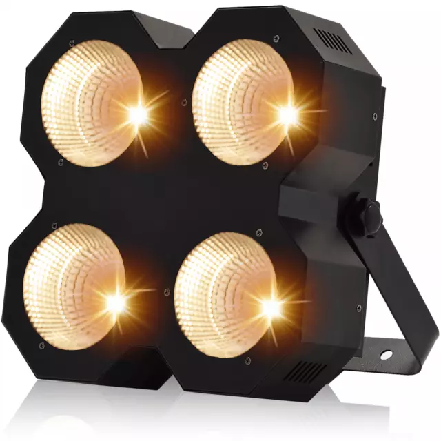 Quad Warm White Stage Blinder Light COB LED 4 Cell 50w Stageblinder DMX Lighting