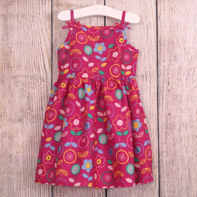 Girl's 12-18 Months Pretty Bright Pink Floral Dress George Build Your Own Bundle