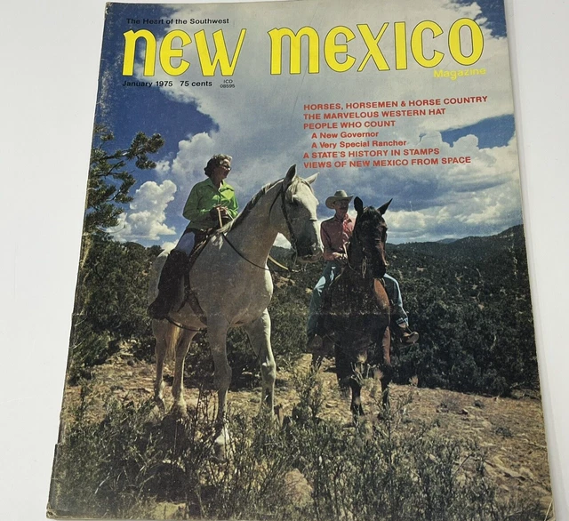 1975 NEW MEXICO Magazine Horse Country Jerry Apodaca Clovis Auction