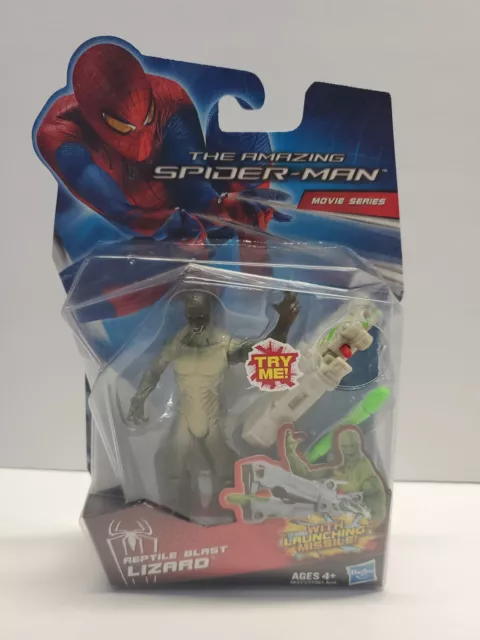 The Amazing Spiderman Movie Series REPTILE BLAST LIZARD Launching Missile SEALED