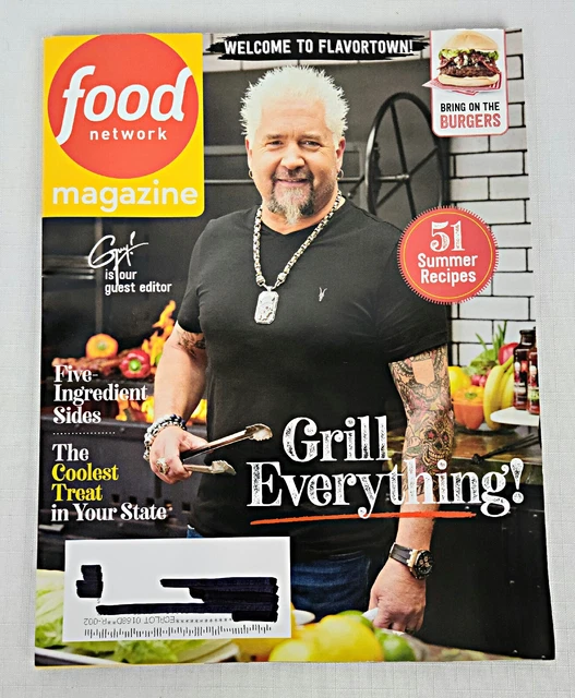 FOOD NETWORK MAGAZINE July/August 2023 Guy Fieri to