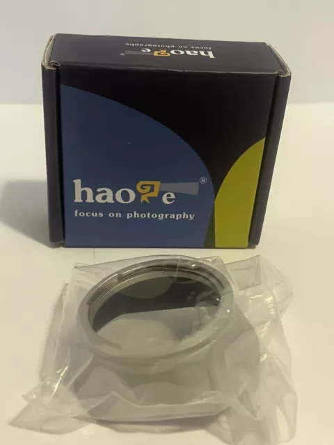 Haoge LH-VM12W Bayonet Square Metal Lens Hood Shade