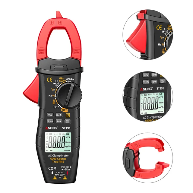 Morsetto digitale multiuso multimetro portatile senza tester batteria