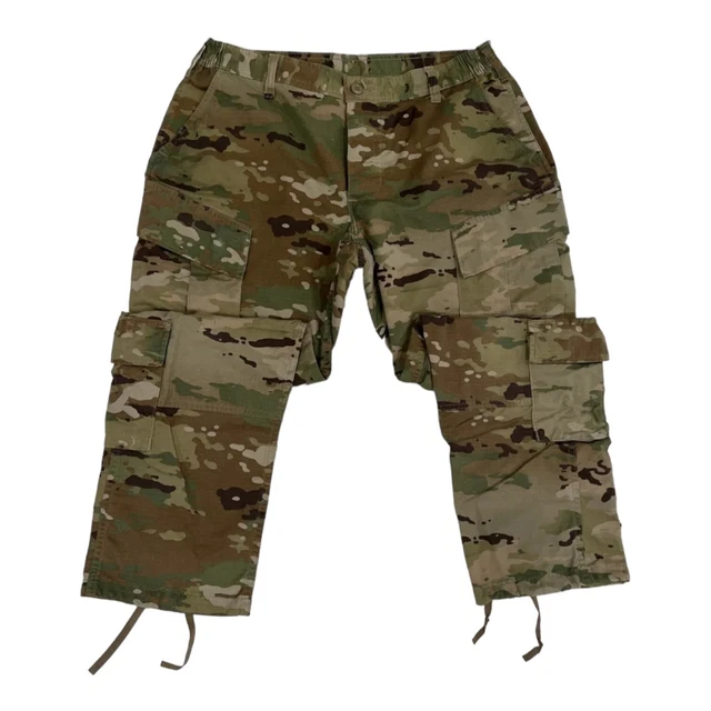US Military Issue Female OCP Multicam Camo Army Combat Pants Trousers 35 Reg. 09