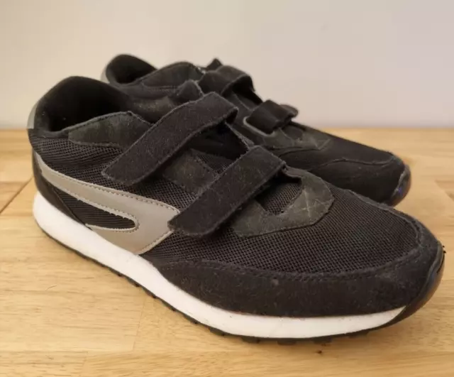 DUNLOP KT26 XLC Shoes Black Silver Strap Mens US 8 UK 7 Vintage KT 26 51.99 PicClick AU
