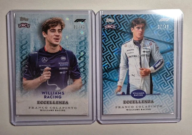Carte Formula 1 2024 Topps Eccellenza – Franco Colapinto Violet /25 (RC, Williams)