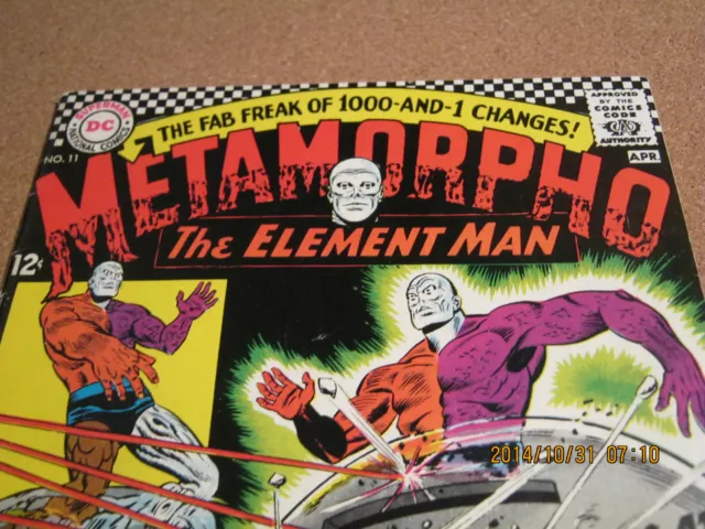 Metamorpho # 11 April 1967 DC Comics Sal Trapani.                           ZCO3 2