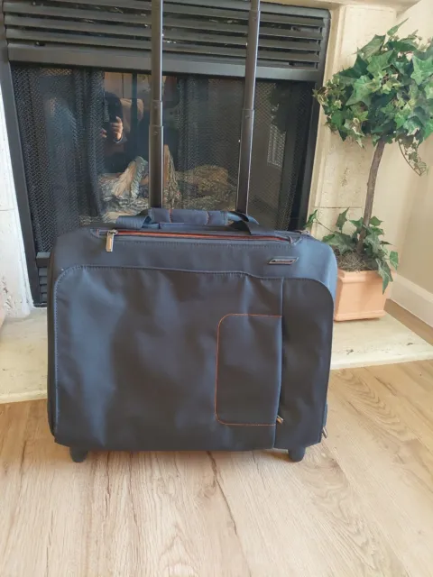 Briggs & Riley Laptop Briefcase Travel ware Black Orange VB-408-4