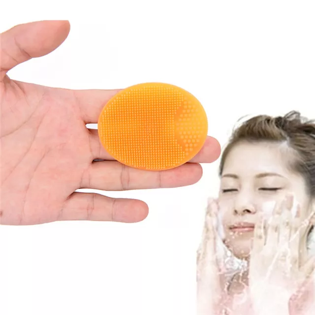 Cleaning Pad Wash Face Facial Exfoliating Brush SPA Skin Scrub Cleanser Tool 'JO 3