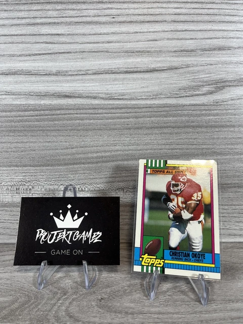 1990 Topps Christian Okoye Kansas City Chiefs #253