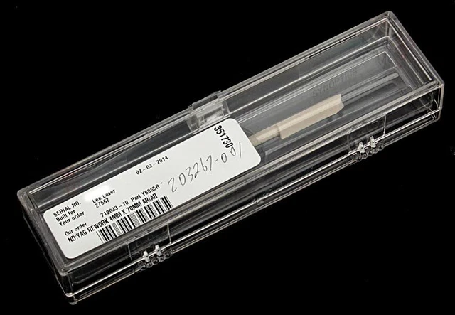 Northrop Grumman ND:YAG REWORK 4mm x 70mm AR/AR Laser Pump Lamp Crystal Rod