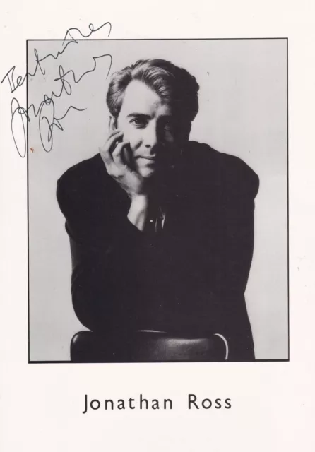 Jonathan Ross autograph hand signed photograph original TV comedy comedian