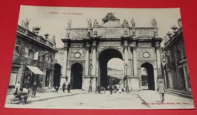 Cpa Postcard 1910-1920 Nancy Lorraine Triumphal Arch 54 Murder & Moselle