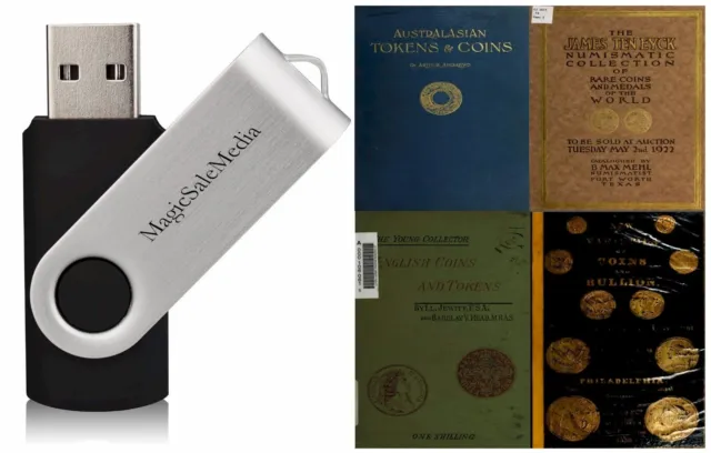 160 Old Books on Numismatics & Coins Ancient Greek Roman Islamic – Vol.2 on USB