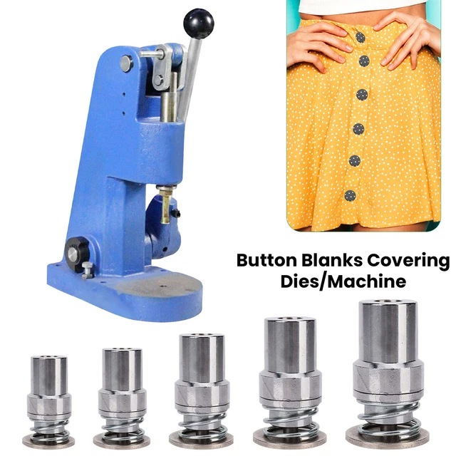 Fabricación de botones de tela máquina de troqueles para chaqueta cárdigans