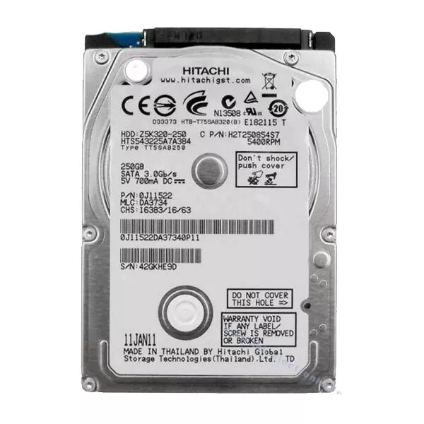 Samsung JC59-00035A disco rigido interno 2.5 320 GB (HDD 320G HTS543232A7A384 S6