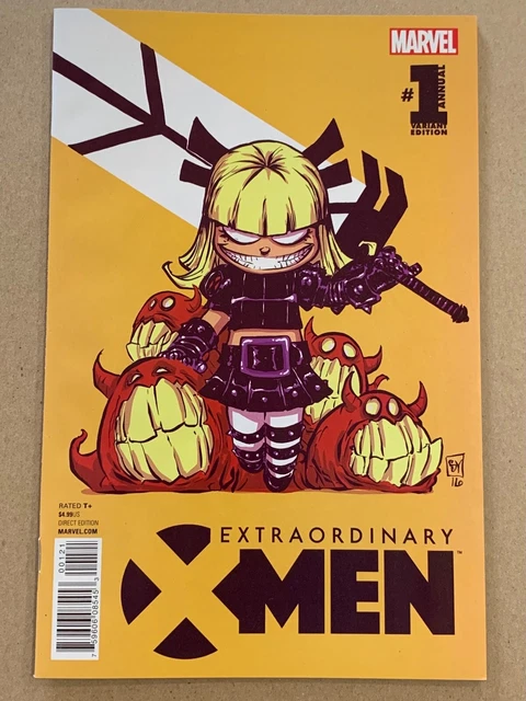 Extraordinary X-Men Annual #1 Skottie Young Variant Cover Nm- 1St Printing Magik