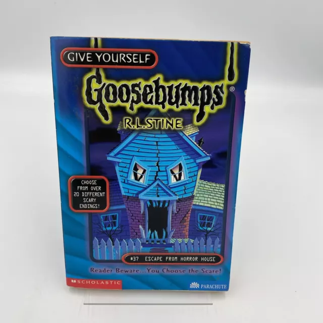 Vintage Give Yourself Goosebumps #37 Escape from Horror House R.L. Stine Rare