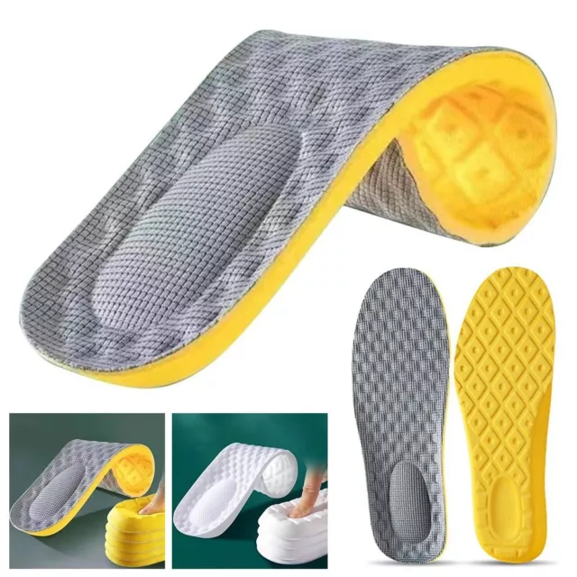 Plantillas antideslizantes de espuma viscoelástica de látex almohadillas para zapatos masaje almohadilla para pies