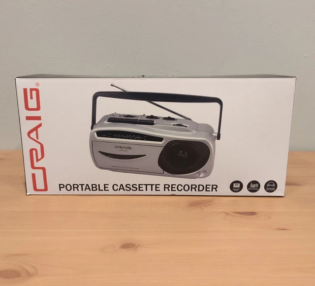 *NEW SEALED* CRAIG CD6911 Portable Cassette Player/Recorder with AM/FM