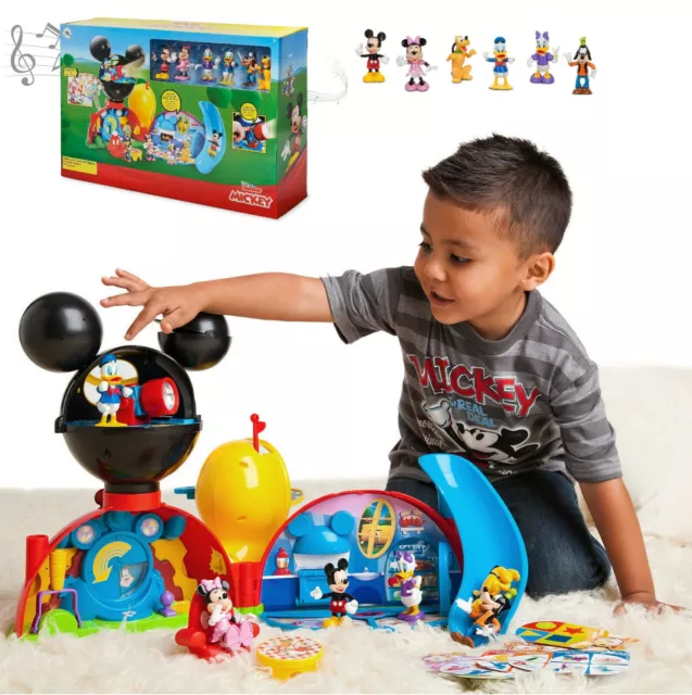 DISNEY MICKEY MOUSE Clubhouse Deluxe Playset Ages 2+ Toy Play Dollhouse