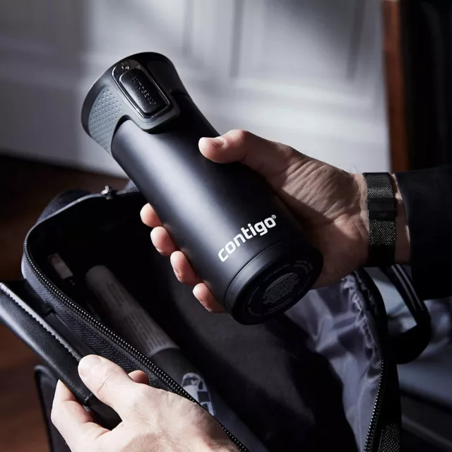 Contigo Autoseal West Loop Stainless Steel Travel Mug, 16 Oz., Black