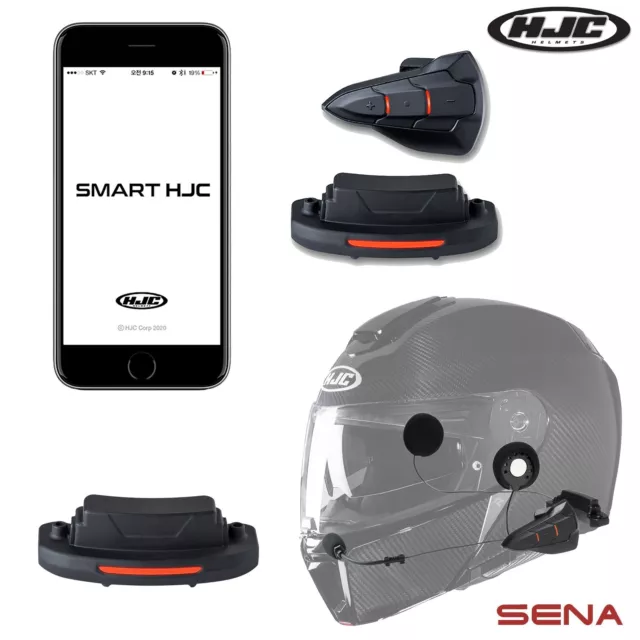 HJC 10B Smart Bluetooth Device Motorcycle Helmet Intercom Speaker Black