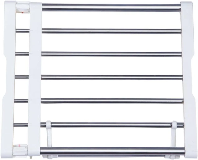 Mensola Estensibile Per Armadio - Regolabile Da 30 A 40cm, Con Ripiano O Appendiabiti, Larghezza 35cm - Foto 7