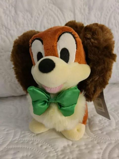 New!!Disney Store Minnie Mouse's Fifi 7" Plush DOG Mini Bean Bag with TAG!RARE!