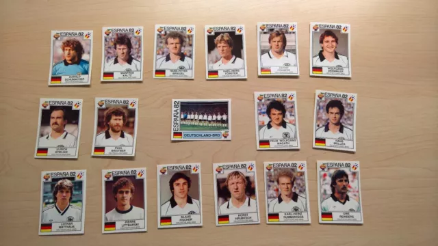 Panini WM 1982 Deutschland - RAR - TOP