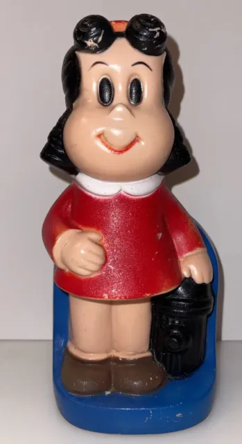 Vintage Little Lulu Fire Hydrant Coin Bank Western Publishing Co. 1973 Play Pal
