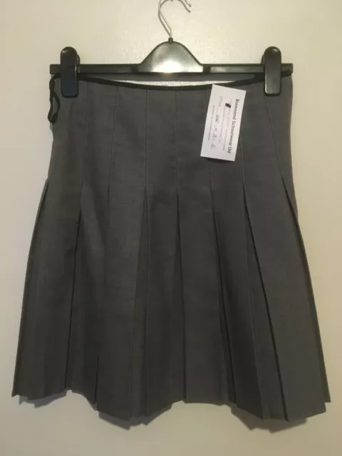 Schoolwear Quality Stitch Down Pleated School Skirt 28-32" BNWT Made in England