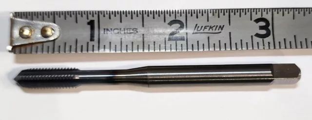 OSG 1/4-28 Class 2B UNF 5-Flute TiCN Finish Solid Carbide Straight Flute