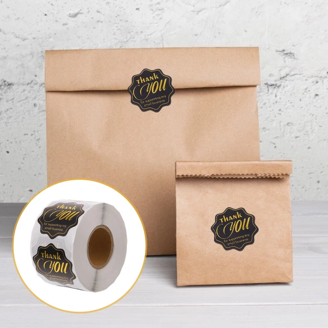 500pcs Abdichtung Label Aufkleber Danke Etiketten Aufkleber Hochzeit Aufkleber