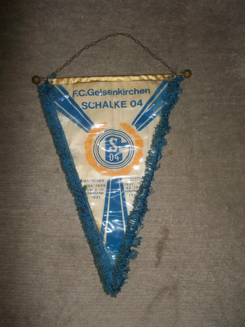 Fanion FC Schalke 04 - Vainqueur Coupe 1972 - Vintage