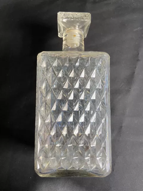 Antique/Early Vintage Heavy Handcut Crystal Decanter