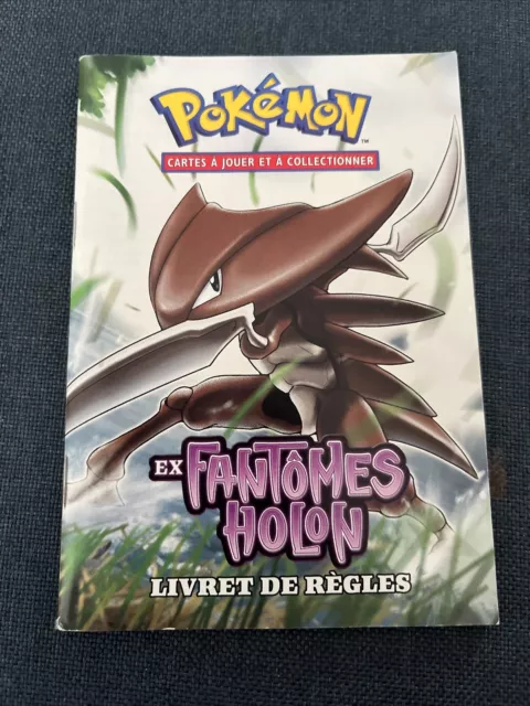 Pokémon Livret De Règles / Liste Des Cartes Ex Fantômes Holon- FR 2