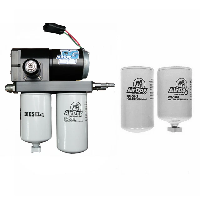 AirDog II 5G 220 GPH Fuel Pump/Extra Filters For 15-16 GM 2500/3500 6.6L Duramax