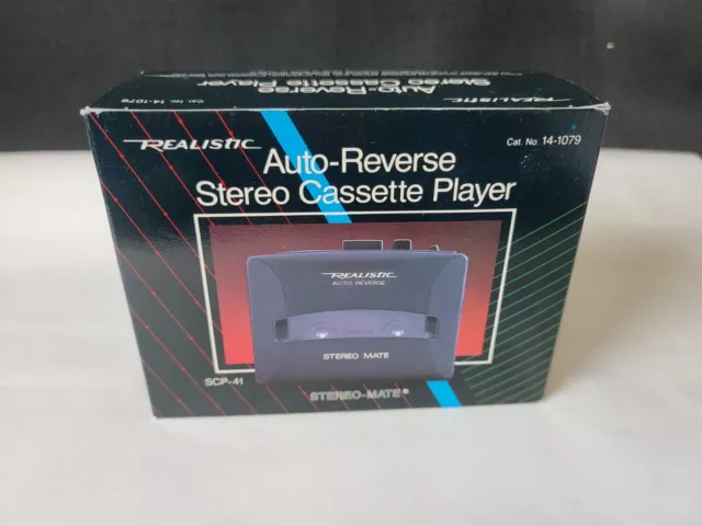 Vintage Realistic Stereo Mate Cassette Player  14-1079 SCP-41 NIB