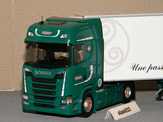 SCANIA 500 S REMORQUE CHEREAU MGI TRANSPORTS ELIGOR 1/43 Réf 118120