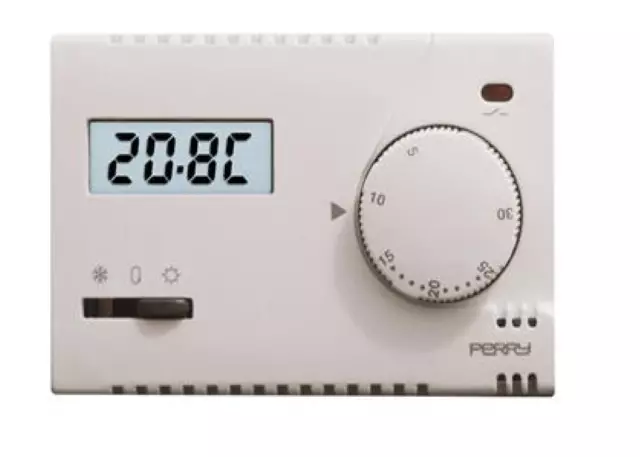 Perry 1TI TE313/MC termostato 230v display elettronico incasso