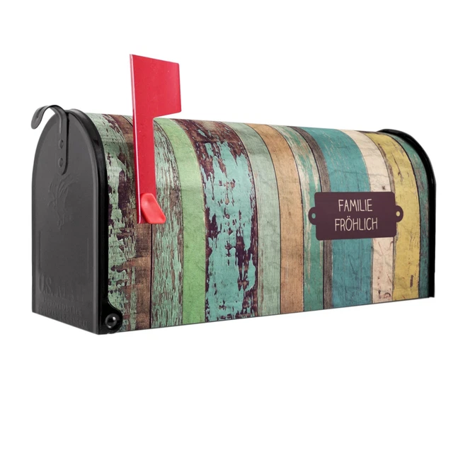 Produktbild von Banjado Amerikanischer Briefkaste Mit Eichhörnchen-Motiv - US Mailbox 51x22x17cm Aus Stahl
