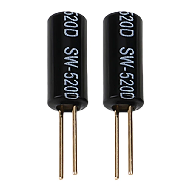 10 Pièces SW520D Vibration Interrupteur Vibration-Sensor-Metal Ball Tilt Shaking