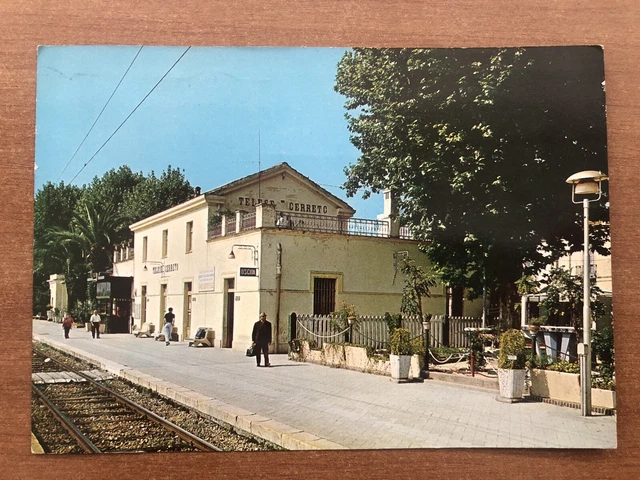 Telese ( Benevento ) Stazione Ferroviaria 1968