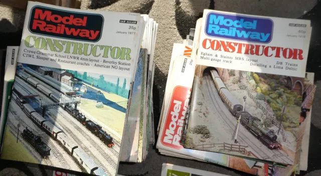 1960s-70s Model Railway Constructor magazines inc. 7 complete years and 5 mostly