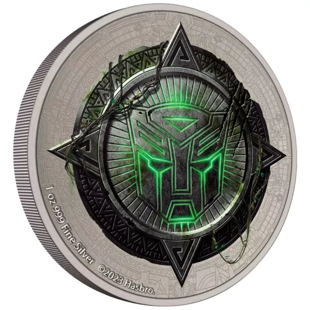 Silbermünze Transformers™ Aufstieg der Bestien 2023 - Niue - im Etui - 1 Oz AF