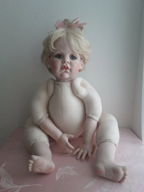 1990 Reproduction Angel Cheeks Doll  A Fayzah Spanos Carrie Sue