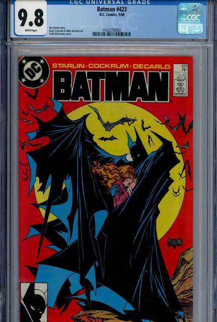 Batman Vol 1 #423 DC CGC 9.8 NM/M (1988)