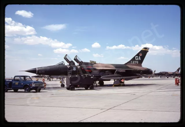 USAF Republic F-105G 63-8276 Jul 77 Kodachrome Slide/Dia