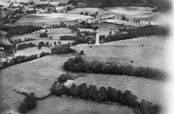 Tyndale Monument North Nibley from south-west 1930 England OLD PHOTO